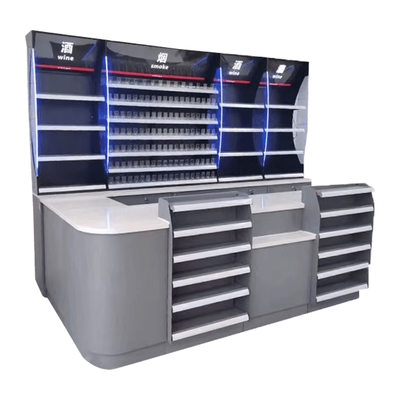 Intelligente Kassenvitrine für Convenience-Stores